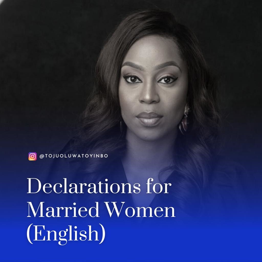 Declarations For Married Women (English)