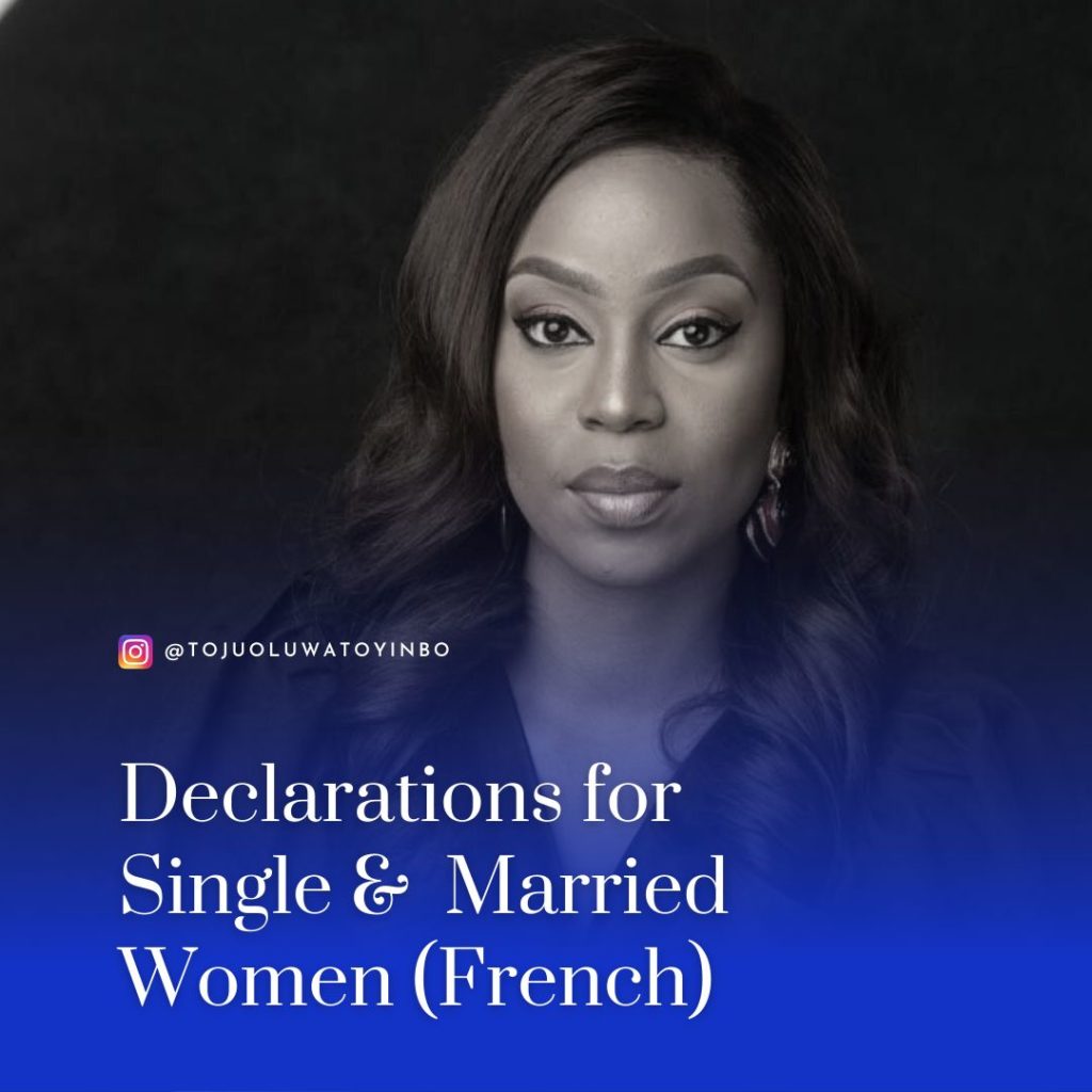Declarations For Single and Married Women (French)