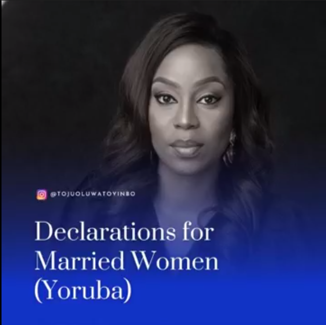 Declarations For Married Women (Yoruba)